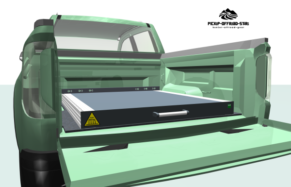 Universeller Pickup Ladeboden - 100% Vollauszug